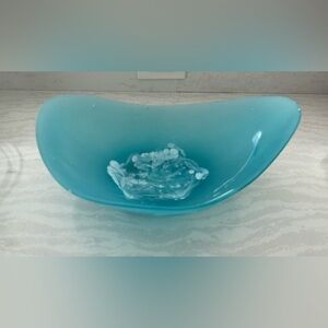 Turquoise Resin Bowl